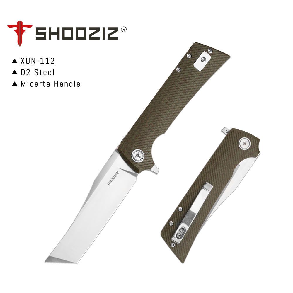 Edc Carry Clip - Faca Dobrável Shooziz XUN112 EDC com