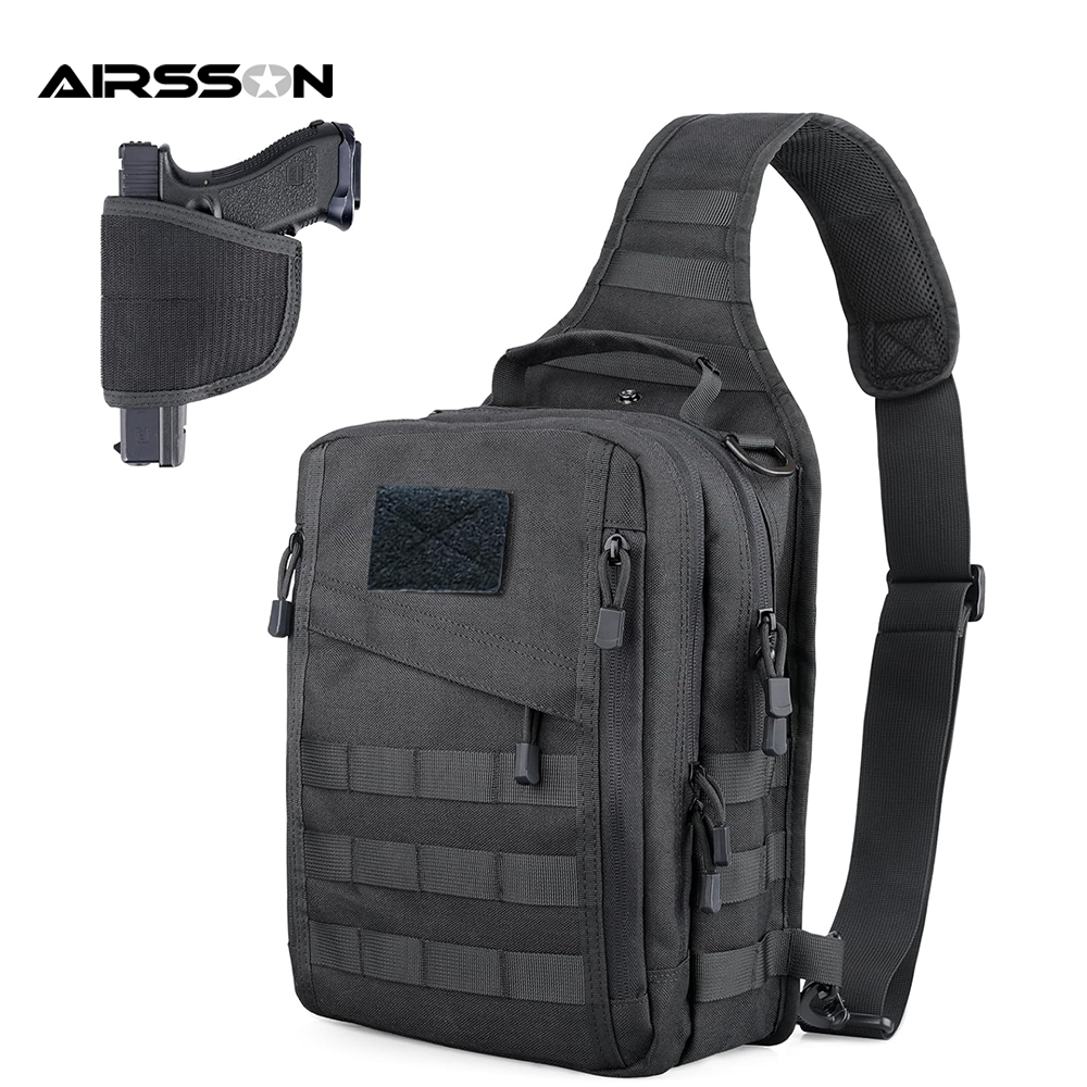 Edc Concealed Carry Sling Bag - Mochila tática escondida para transporte de
