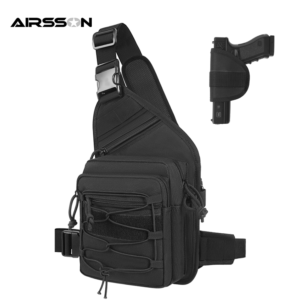 Edc Concealed Carry Sling Bag - Coldre de arma ao ar livre