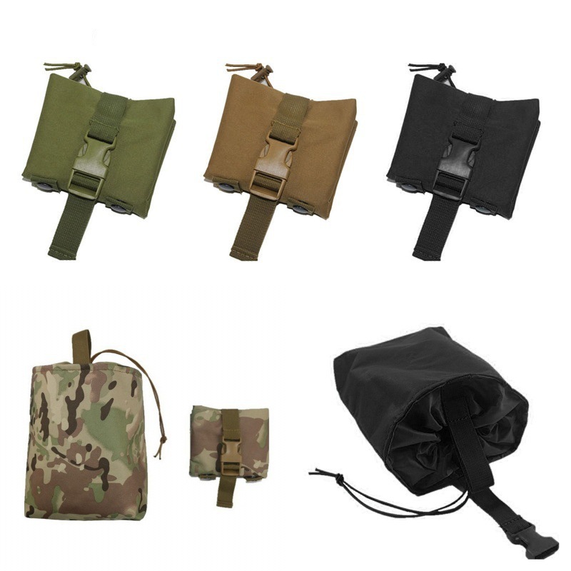Molle dobrável despejo gota re - Edc Carry Fanny Pack avaliação e preço