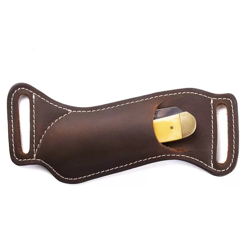 Bainha/Bolsa de Couro Genuíno  - Edc Carry Knife avaliação e preço